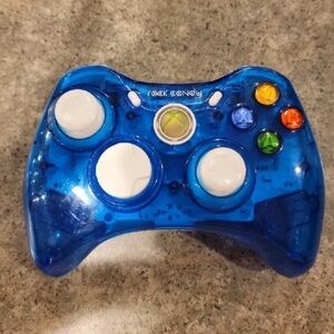 Rock Candy Controller Xbox360 Blue no cord UNTESTED T4